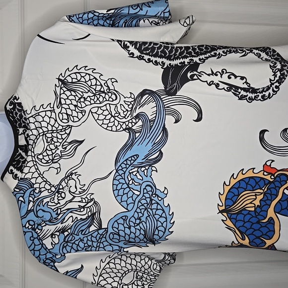 Dragon Print Cheongsam Dress - Picture 6 of 6